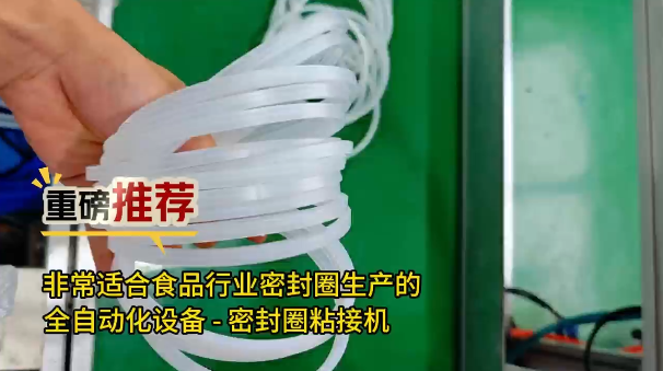 「視頻」重磅推薦！非常適合食品工業(yè)密封圈生產(chǎn)的全自動化設備--密封圈粘接機